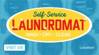 Vintage Laundry Sign Animation