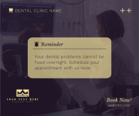 Dental Appointment Reminder Facebook Post