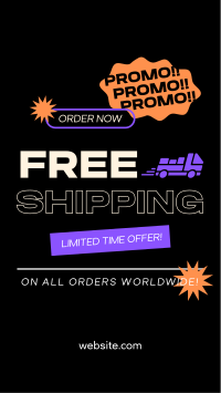 Worldwide Shipping Promo TikTok Video