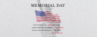 Gratitude Memorial Day Facebook Cover