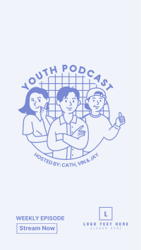 Youth Podcast Facebook Story Image Preview