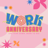 Quirky Anniversary Instagram Post Design