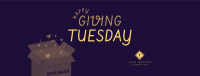 Cute Giving Tuesday Facebook Cover Image Preview