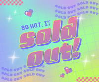 So Hot Sold Out Facebook Post Design