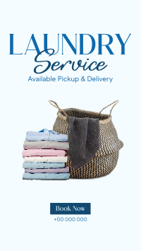 Laundry Delivery Services Facebook Story