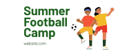 Summer Football Camp Facebook Cover
