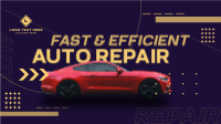 Modern Auto Repair Shop Animation