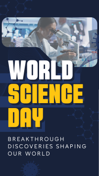 Corporate World Science Day Facebook Story