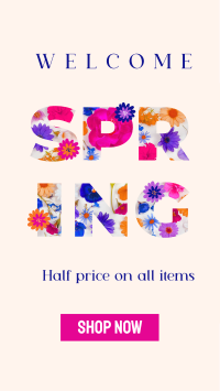 Modern Spring Sale Instagram Story