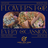 Modern Nostalgia Floral Service Linkedin Post Design