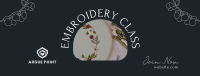 Embroidery Class Facebook Cover Image Preview