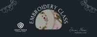 Embroidery Class Facebook Cover Image Preview