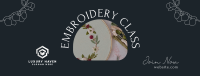 Embroidery Class Facebook Cover Image Preview