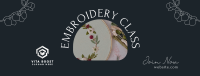 Embroidery Class Facebook Cover Image Preview