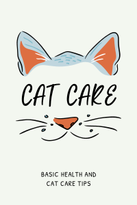 Cat Face Greeting Pinterest Pin Design