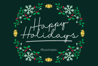 Holiday Wreath Pinterest Cover Image Preview