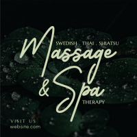 Massage Instagram Post example 3