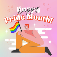 Modern Pride Month Celebration Instagram Post