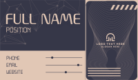 Punk Modern Techno Business Card