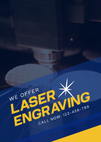 Laser Engraving Service Flyer