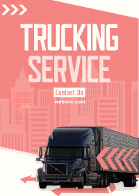 Truck Moving Service Flyer