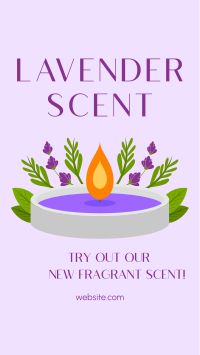 Lavender Scent Instagram Story