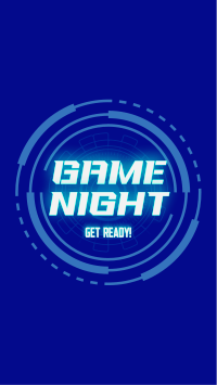 Futuristic Game Night Facebook Story