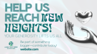 Modern Chrome Fundraising Animation