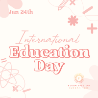 Celebrate Education Day Instagram Post