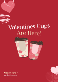 Valentines Cups Poster