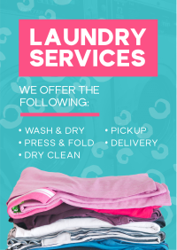 Dry Cleaning Flyer example 2