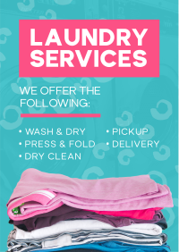 Bubblegum Laundry Flyer