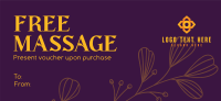 Body Massage Gift Certificate example 2