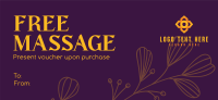 Full Massage Gift Certificate example 1