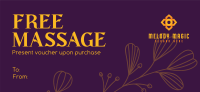 Special Massage Gift Certificate Image Preview
