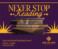 Book Reading Event Facebook Post