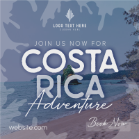 Welcome To Costa Rica Instagram Post