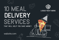 Holiday Pizza Delivery Pinterest Cover Image Preview