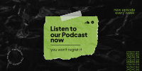 Listen Podcast Twitter Post