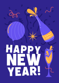 Happy New Year Poster