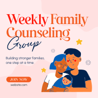 Weekly Family Counseling Linkedin Post