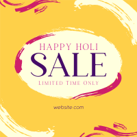 Brush Holi Festival Sale Linkedin Post