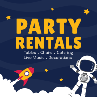 Kids Party Rentals Linkedin Post