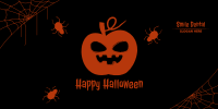 Halloween Scary Pumpkin Twitter Post Image Preview