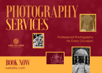 Sophisticated Photography Services Postcard Design