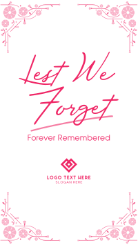 Forever Remembered Instagram Reel Design