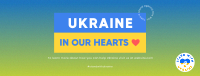 Ukraine In Our Hearts Facebook Cover Image Preview