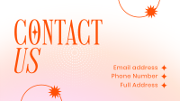 Dainty & Elegant Contact Us Animation