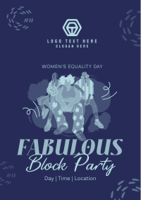 We Are Women Block Party Flyer