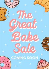 Great Bake Sale Poster Design